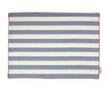 Striped Placemat - Blue, White