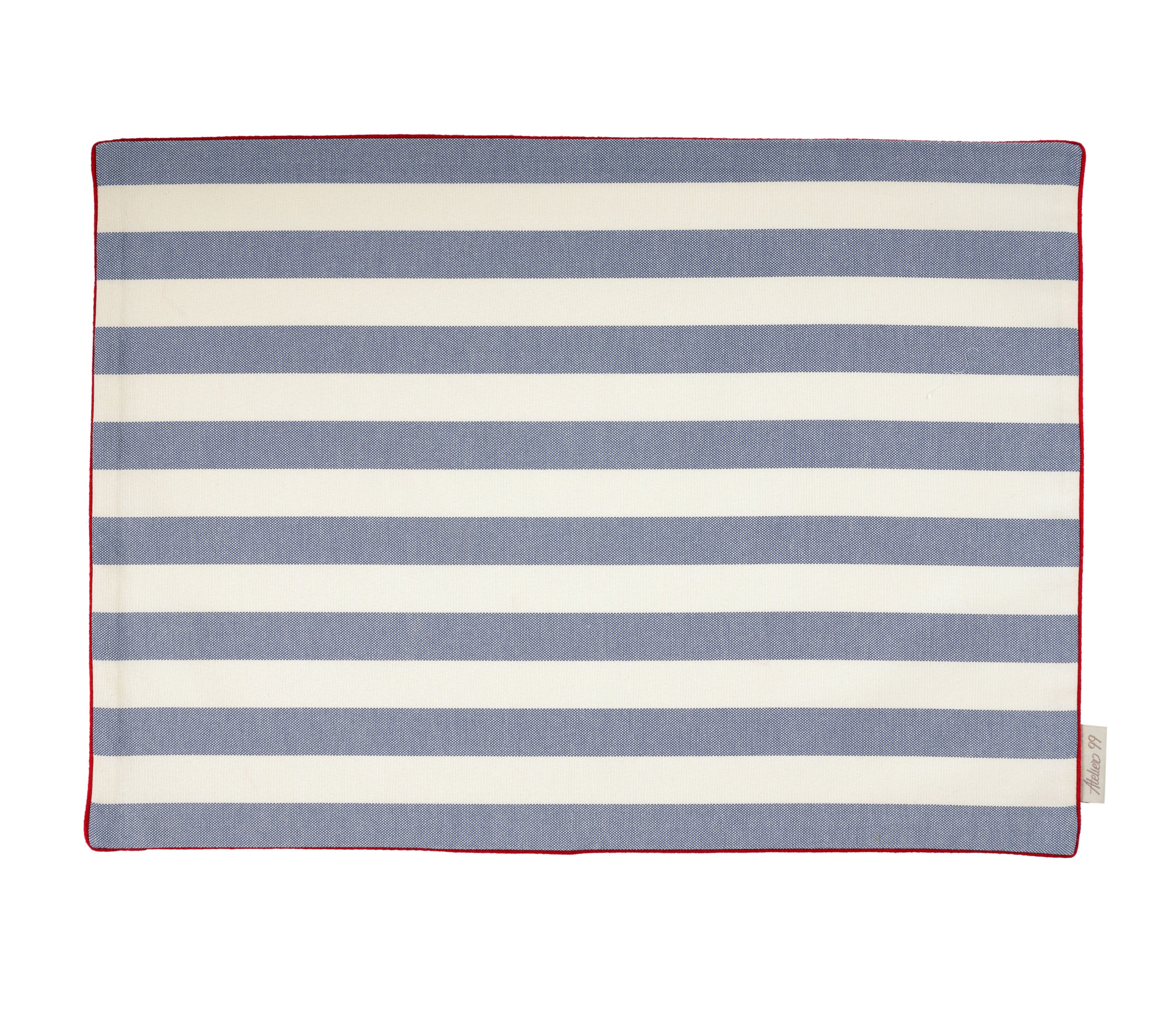 Striped Placemat - Blue, White