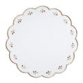 Damla Placemat White - Gold