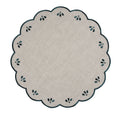 Damla Placemat Grey - Petrol