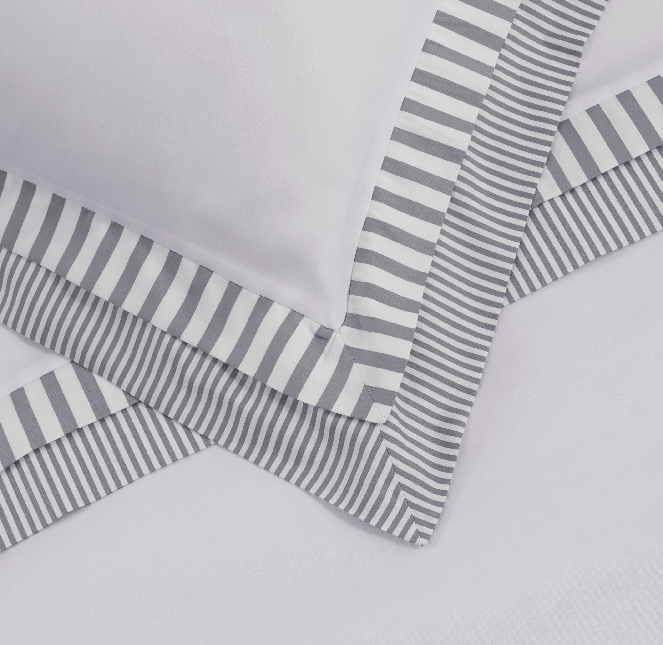 Latife Duvet Cover Set - Grey Striped