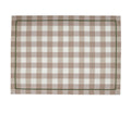 Plaid Placemat - Green Piping