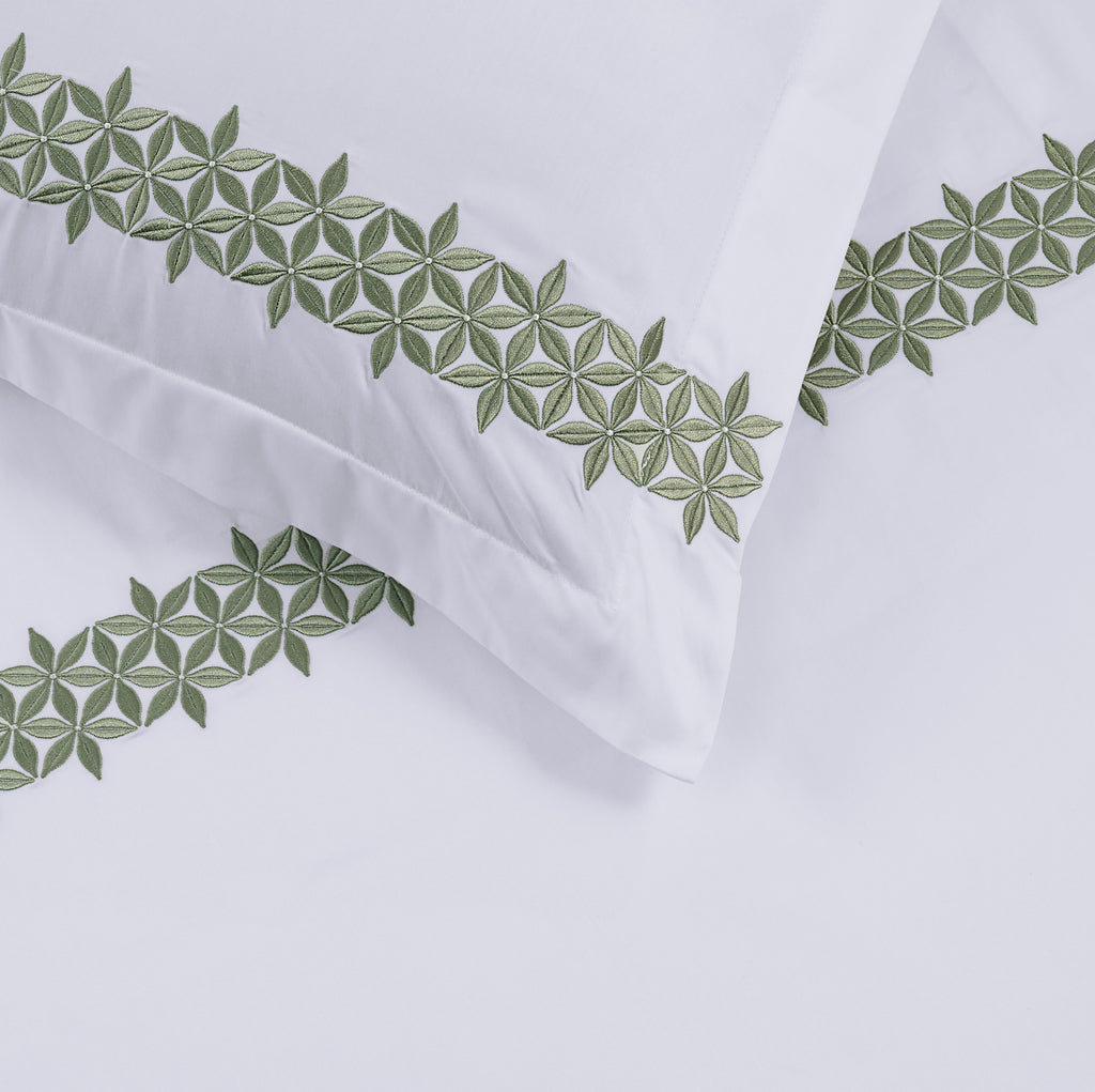 Leyla Duvet Cover Set - Celadon