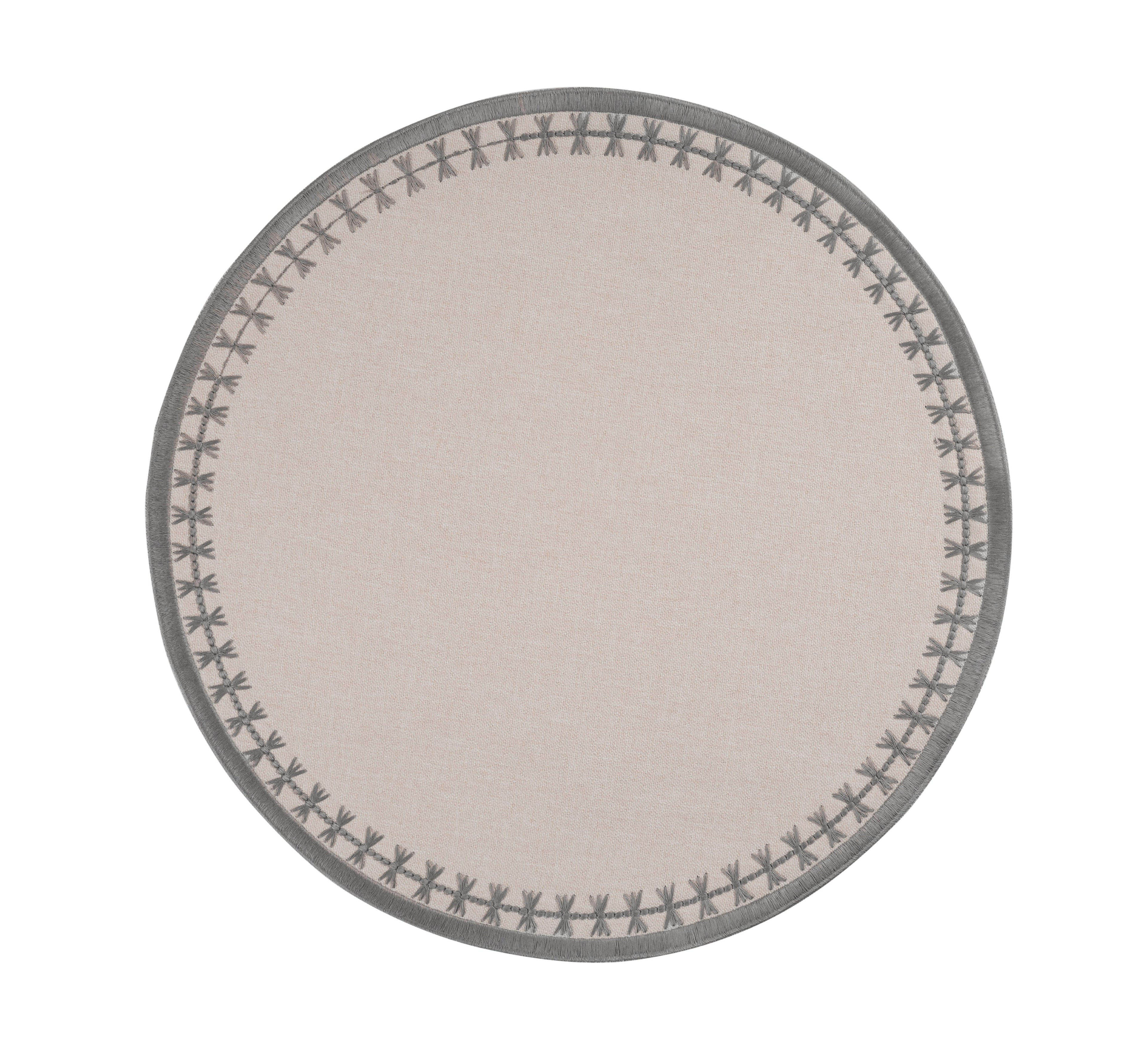 Round Placemat - Grey