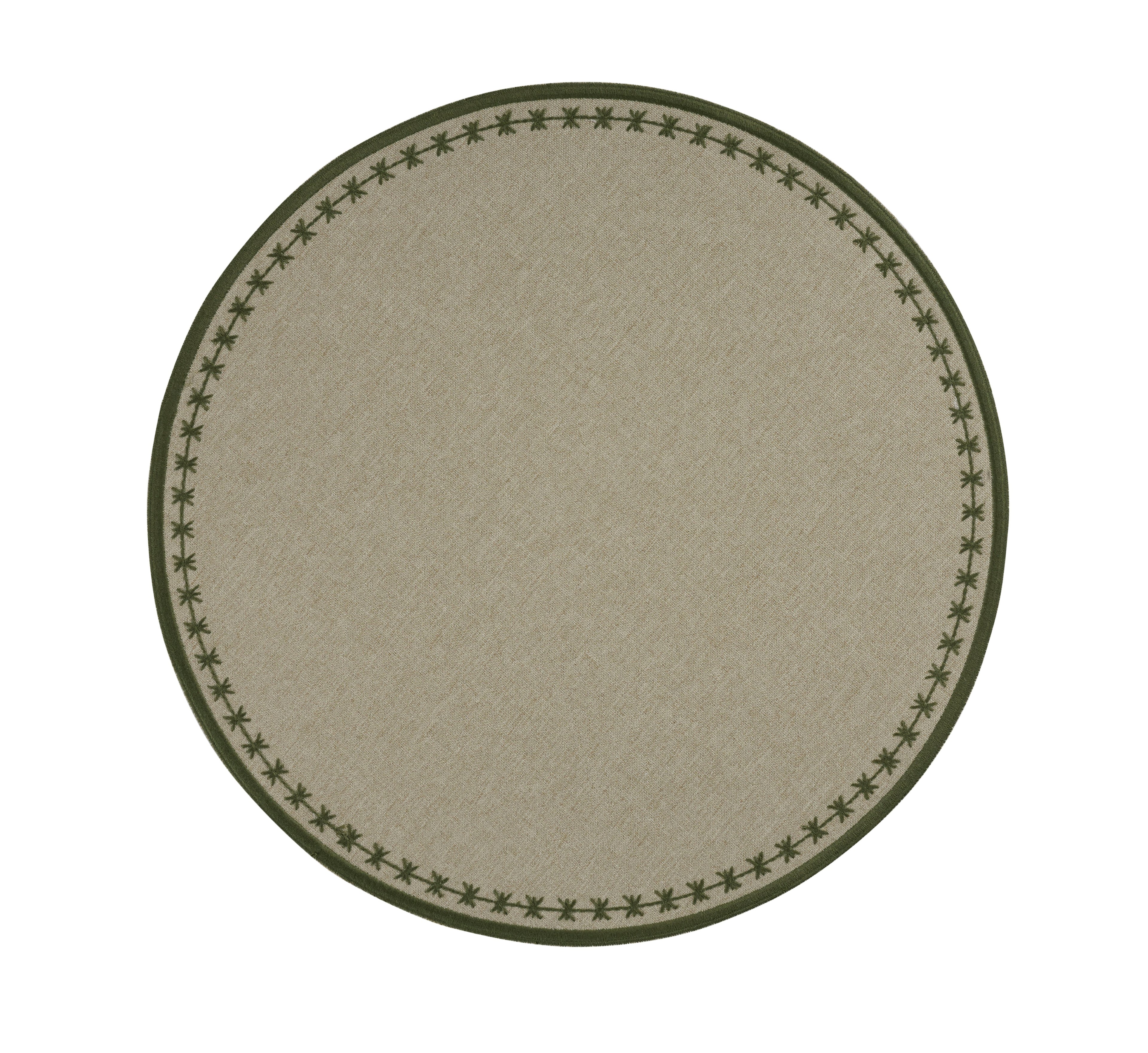 Round Placemat - Green