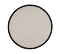 Round Placemat Beige - Black