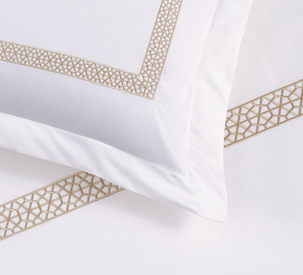 Refet Duvet Cover Set - Gold