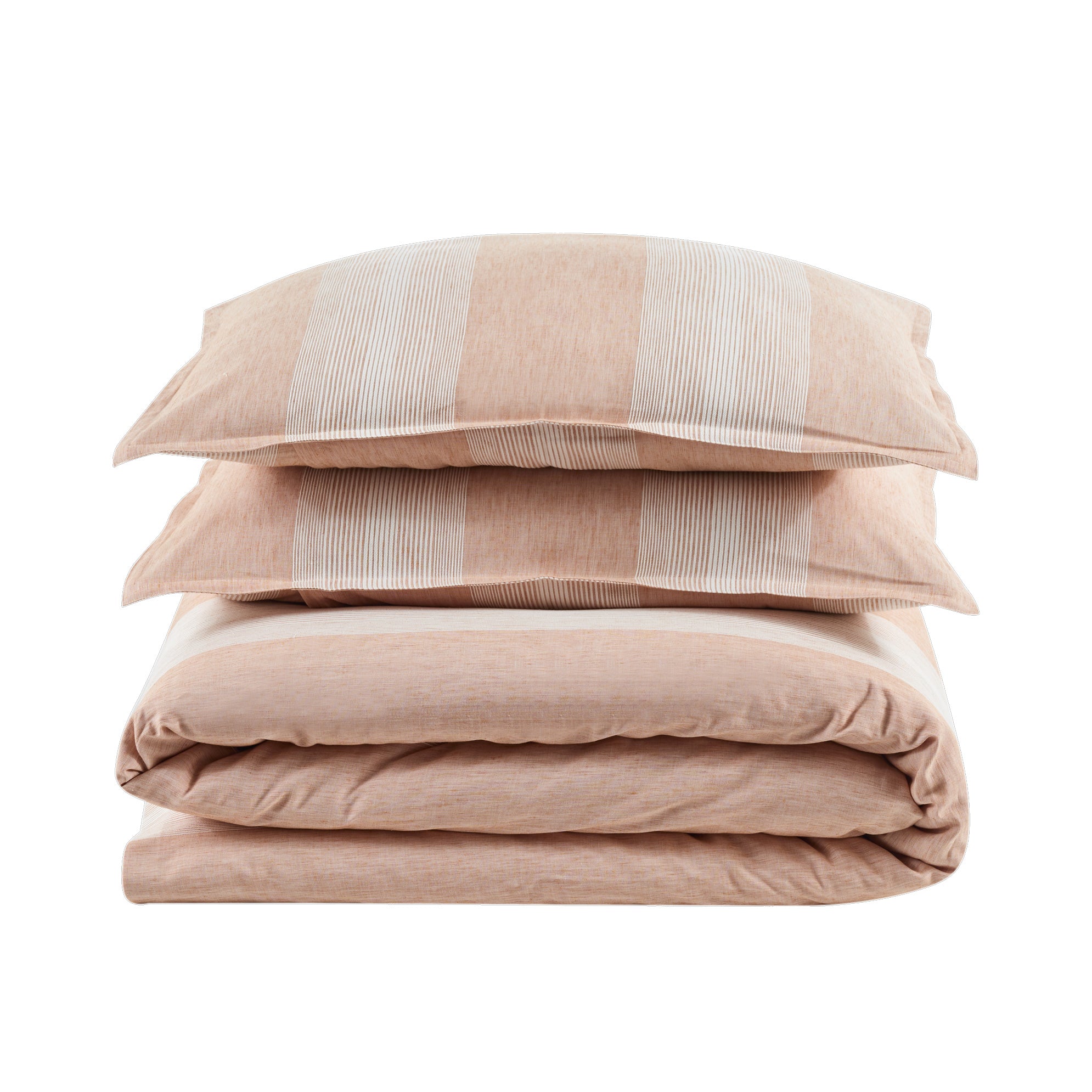 Ege Duvet Cover Striped - Brick