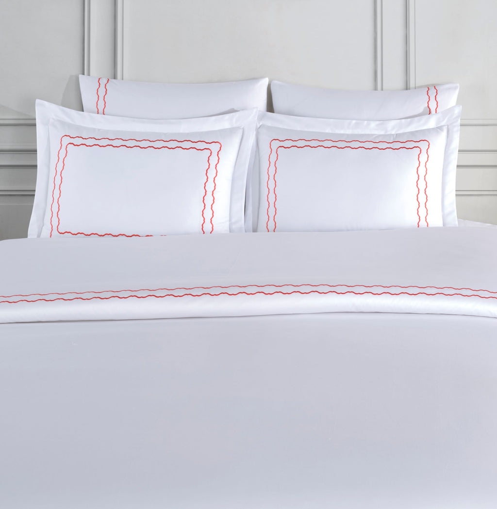 Müzeyyen Duvet Cover - Coral