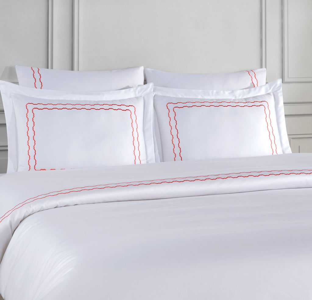 Müzeyyen Duvet Cover - Coral
