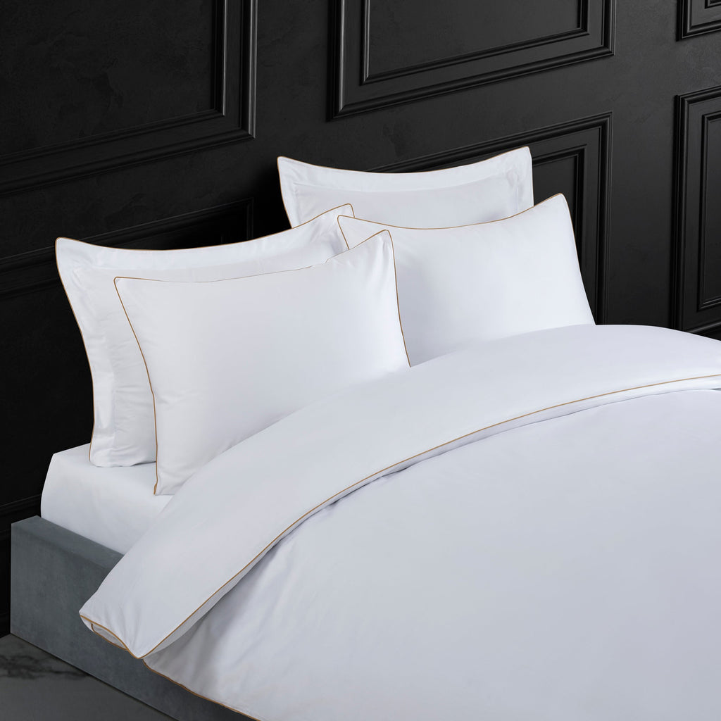 Mualla Duvet Cover Set - Mustard Colour