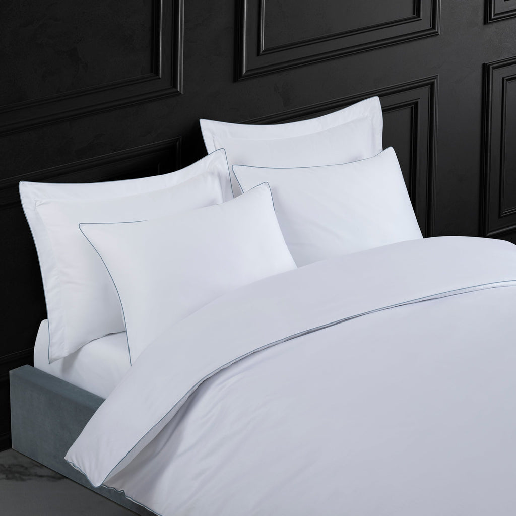 Mualla Duvet Cover Set - Blue Grey