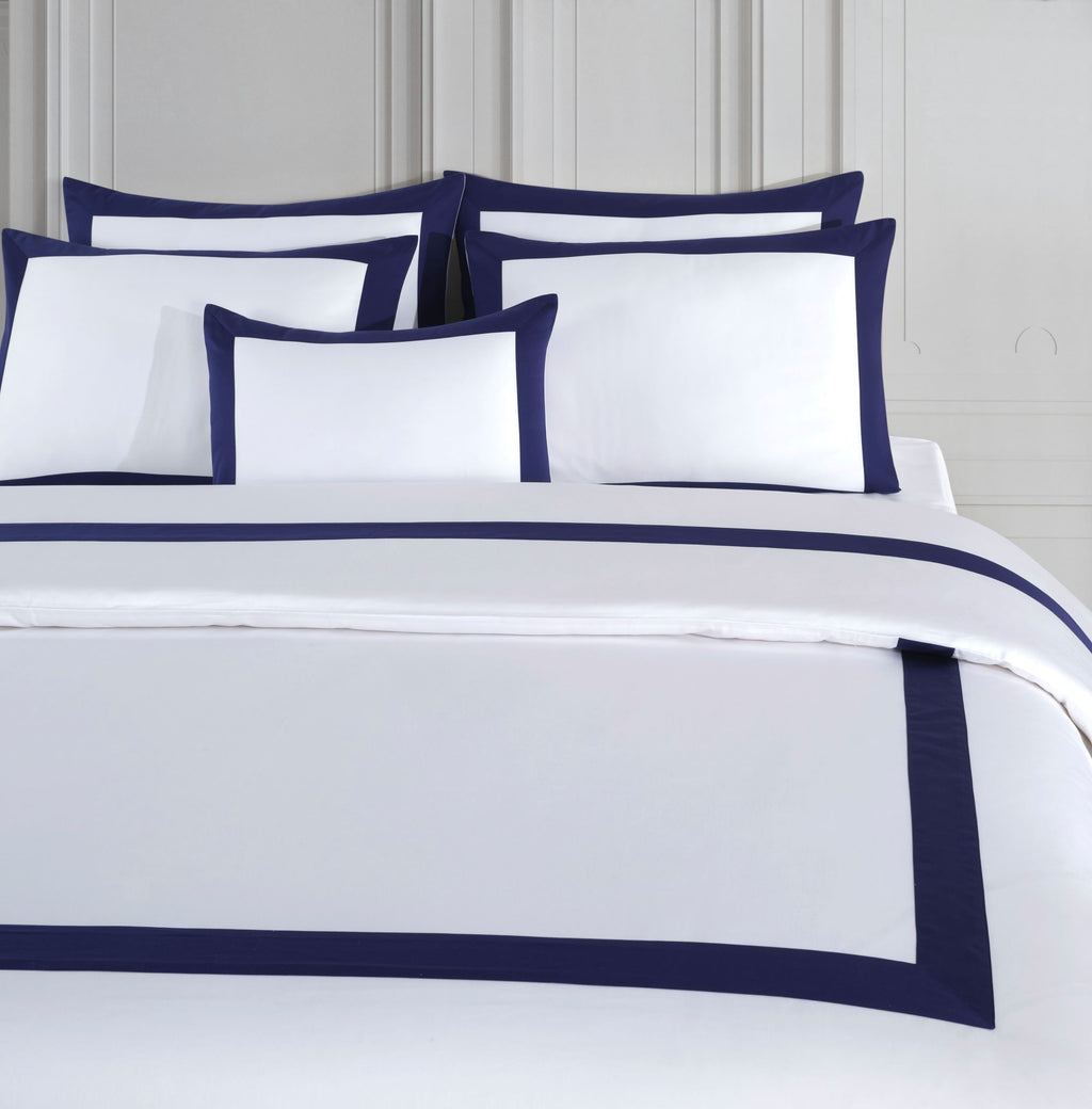 Adile Duvet Cover - Navy Blue