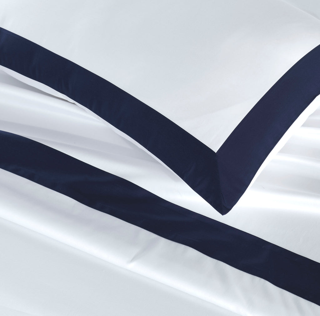 Adile Duvet Cover - Navy Blue